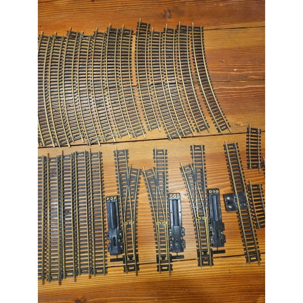 HO Scale Train Track 31pc Curved Straight Turnout Atlas Bachmann Life Like Mix